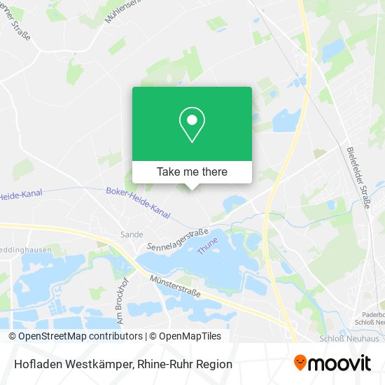 Hofladen Westkämper map
