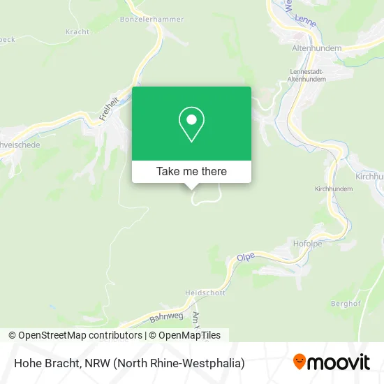 Карта Hohe Bracht