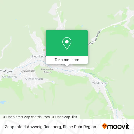 Карта Zeppenfeld Abzweig Rassberg