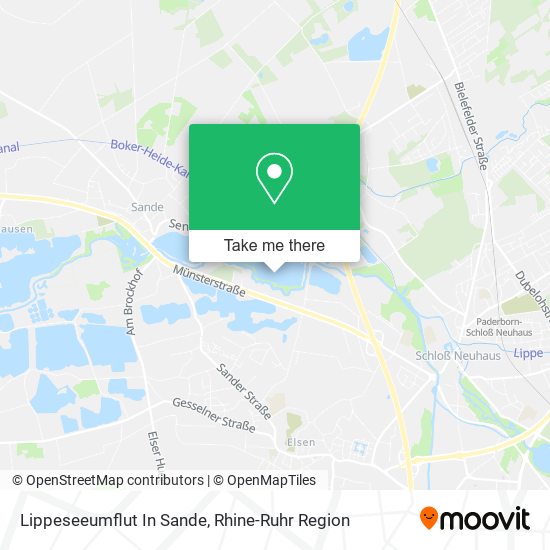 Lippeseeumflut In Sande map