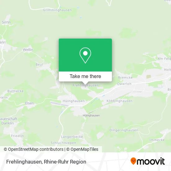 Карта Frehlinghausen