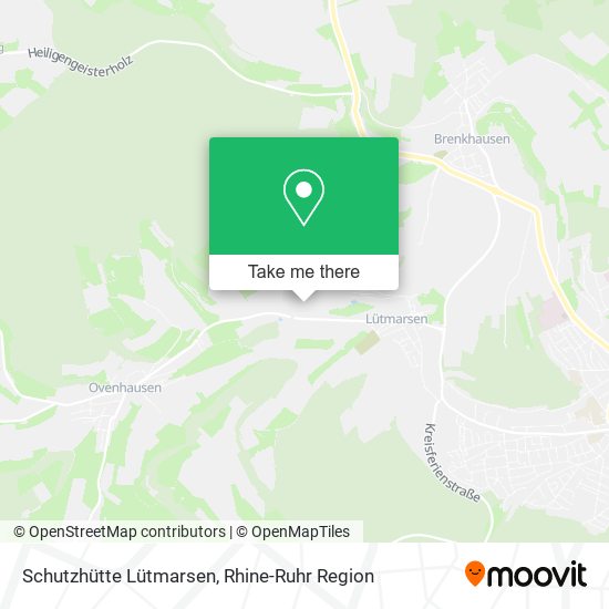 Schutzhütte Lütmarsen map