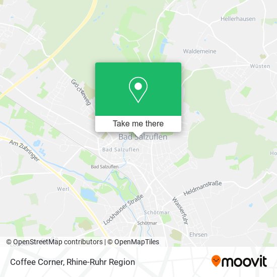 Coffee Corner map