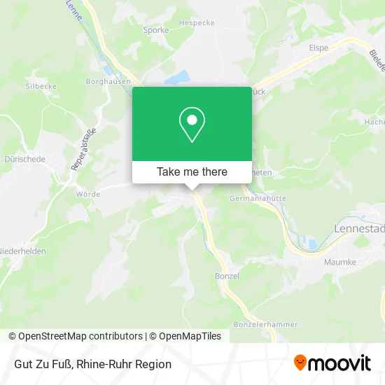 Карта Gut Zu Fuß