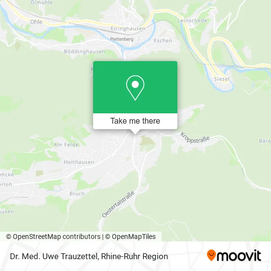 Dr. Med. Uwe Trauzettel map