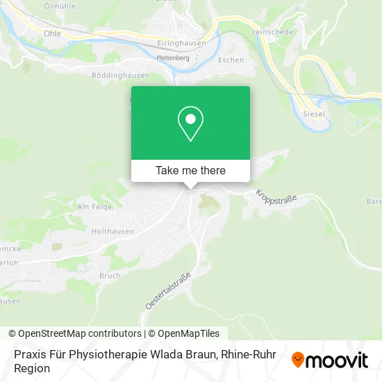 Карта Praxis Für Physiotherapie Wlada Braun