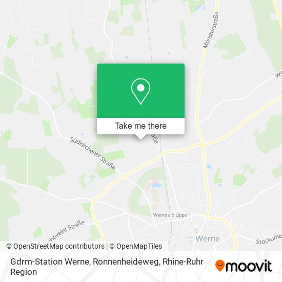 Gdrm-Station Werne, Ronnenheideweg map