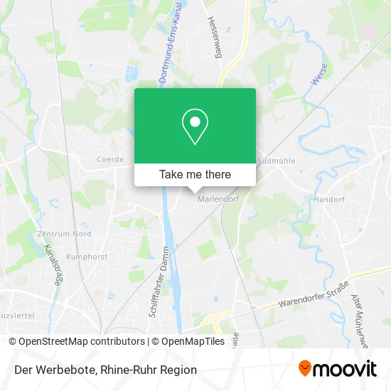 Der Werbebote map