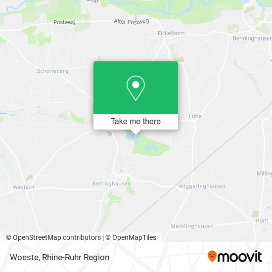 Карта Woeste