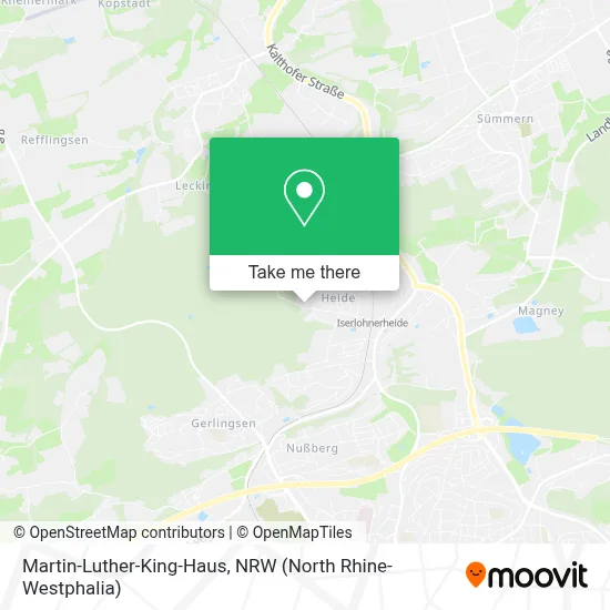 Martin-Luther-King-Haus map