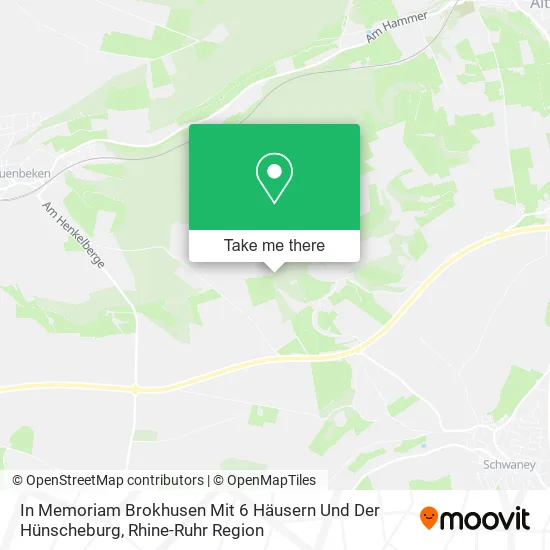 Карта In Memoriam Brokhusen Mit 6 Häusern Und Der Hünscheburg