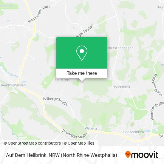 Карта Auf Dem Hellbrink