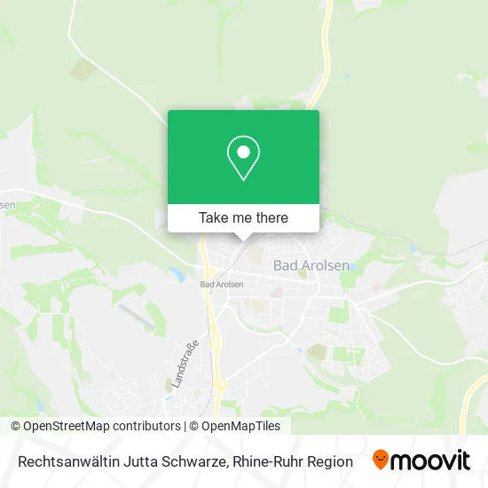 Карта Rechtsanwältin Jutta Schwarze