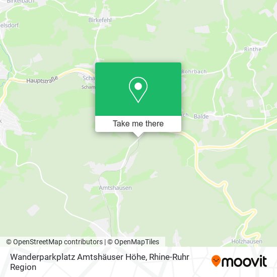 Wanderparkplatz Amtshäuser Höhe map