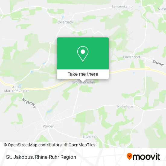 Карта St. Jakobus