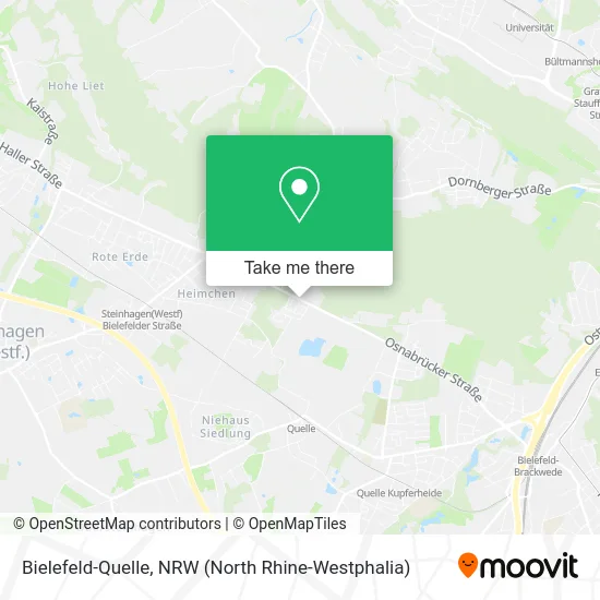 Bielefeld-Quelle map