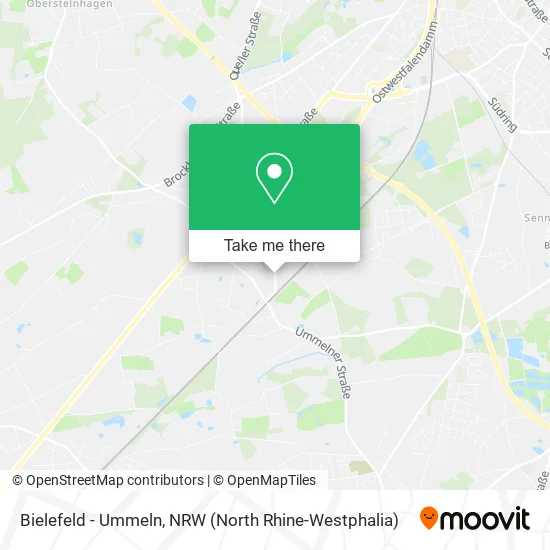 Карта Bielefeld - Ummeln