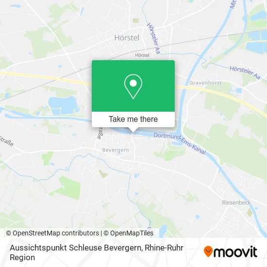 Карта Aussichtspunkt Schleuse Bevergern