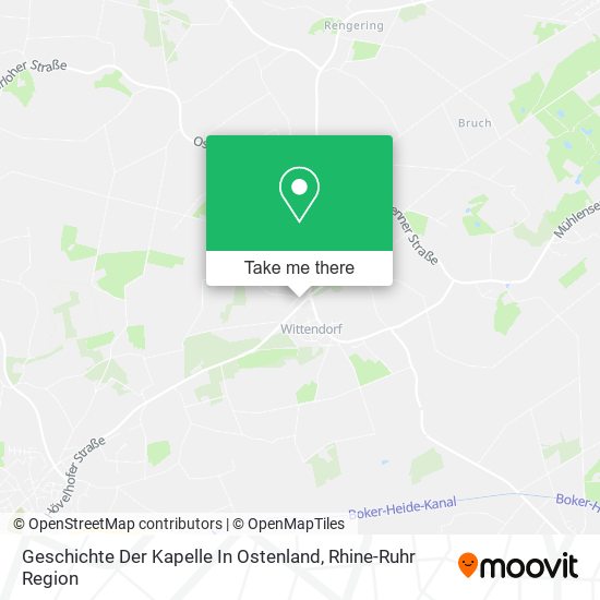 Geschichte Der Kapelle In Ostenland map