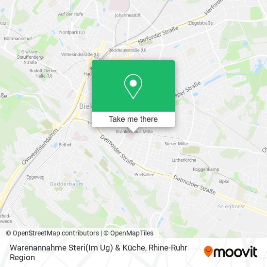 Warenannahme Steri(Im Ug) & Küche map