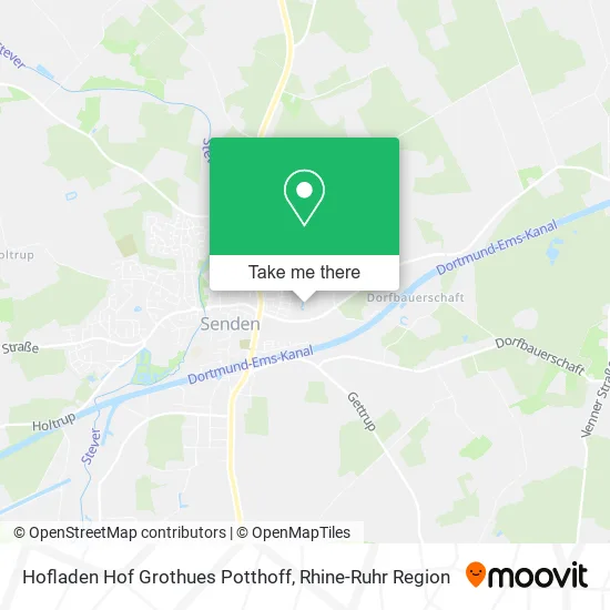 Карта Hofladen Hof Grothues Potthoff