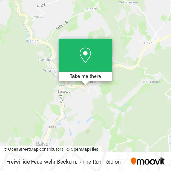 Карта Freiwillige Feuerwehr Beckum