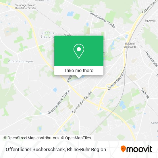 Öffentlicher Bücherschrank map