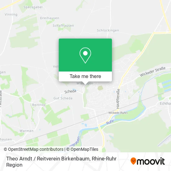 Карта Theo Arndt / Reitverein Birkenbaum