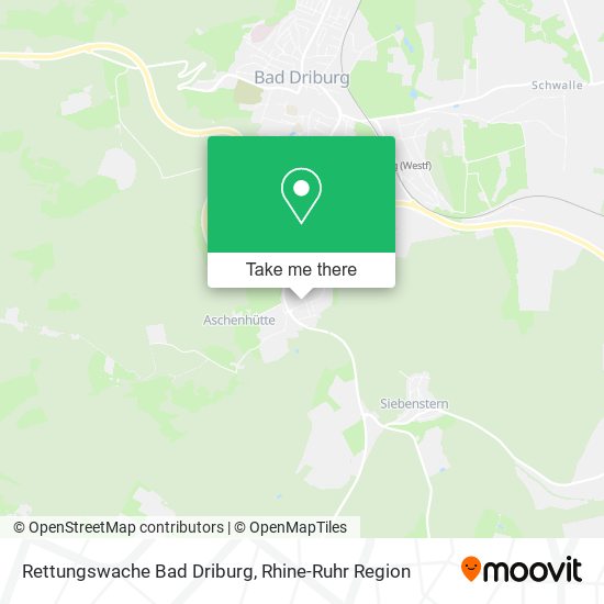 Rettungswache Bad Driburg map