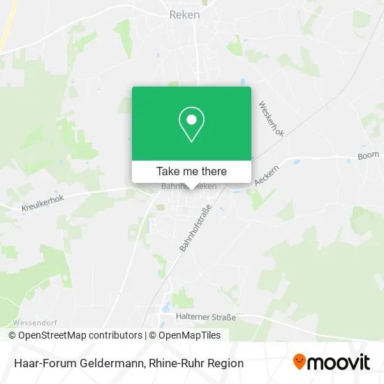 Haar-Forum Geldermann map