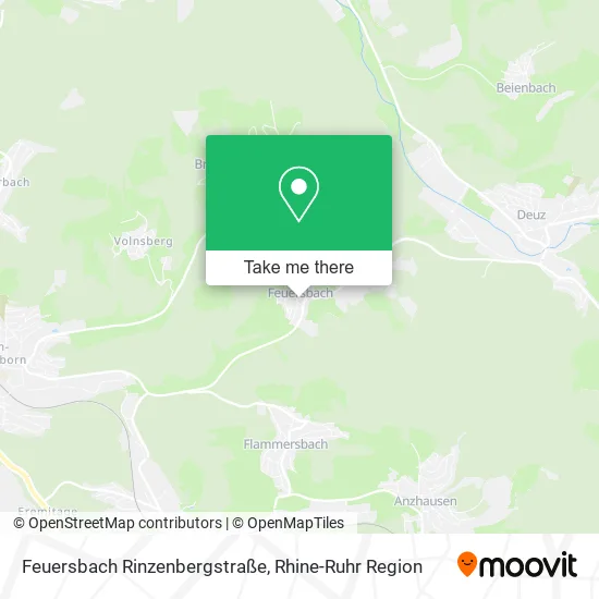 Карта Feuersbach Rinzenbergstraße