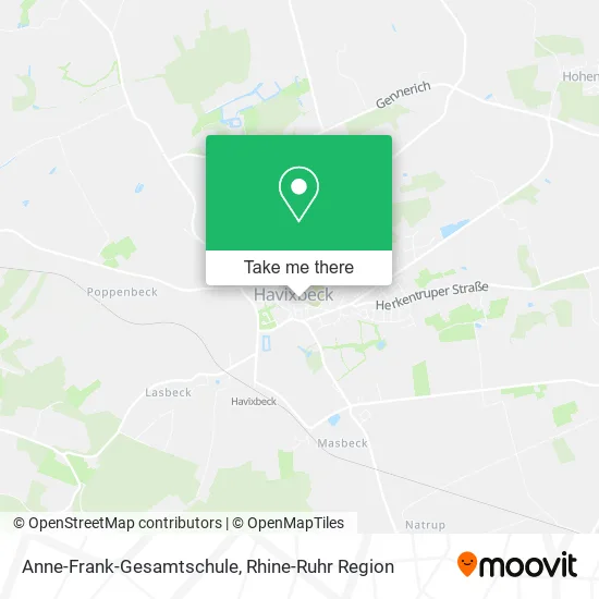 Карта Anne-Frank-Gesamtschule