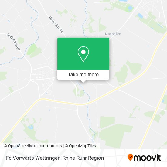 Fc Vorwärts Wettringen map