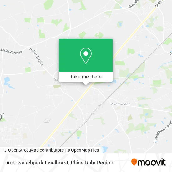 Карта Autowaschpark Isselhorst