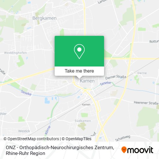 ONZ - Orthopädisch-Neurochirurgisches Zentrum map