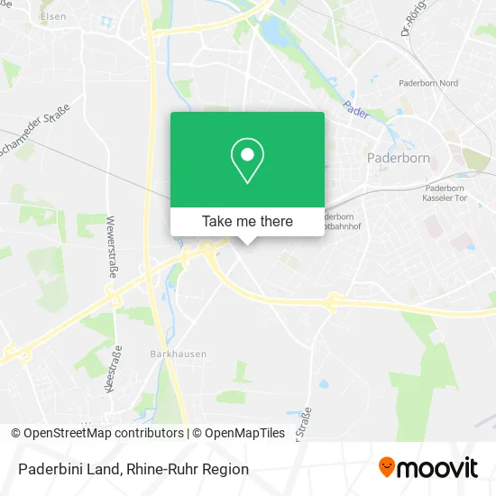 Карта Paderbini Land