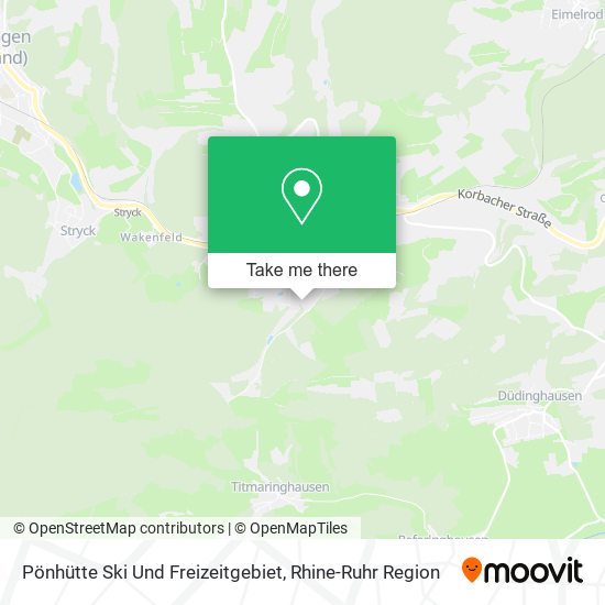 Pönhütte Ski Und Freizeitgebiet map
