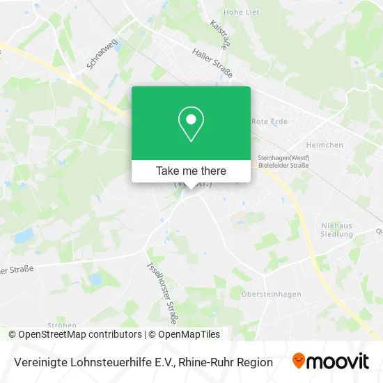 Карта Vereinigte Lohnsteuerhilfe E.V.