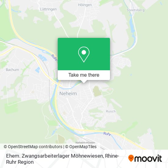 Ehem. Zwangsarbeiterlager Möhnewiesen map