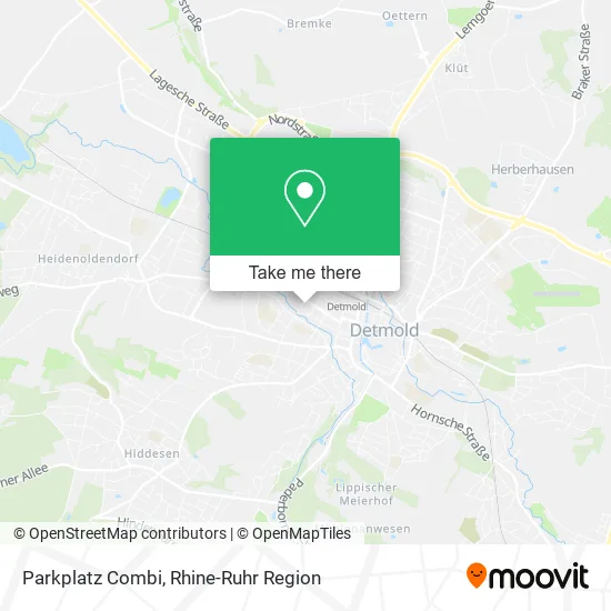 Карта Parkplatz Combi