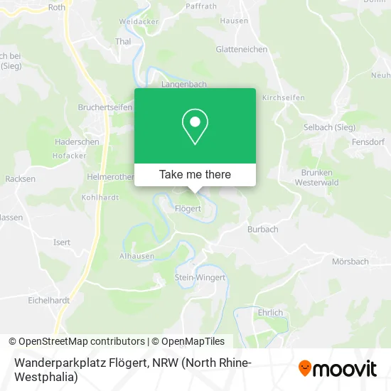 Карта Wanderparkplatz Flögert