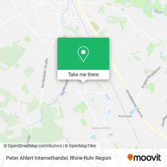 Карта Peter Ahlert Internethandel