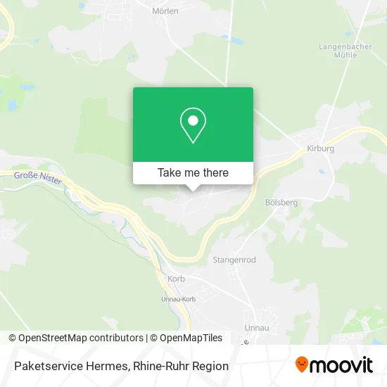 Карта Paketservice Hermes