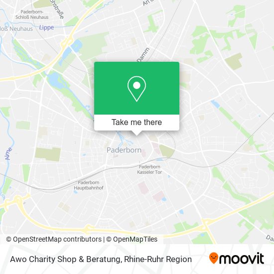 Awo Charity Shop & Beratung map