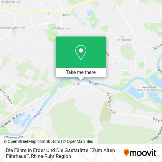 Die Fähre In Erder Und Die Gaststätte ""Zum Alten Fährhaus"" map