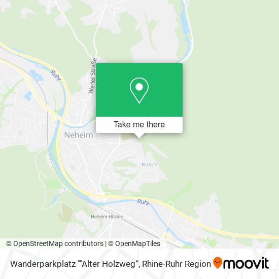 Wanderparkplatz ""Alter Holzweg“ map