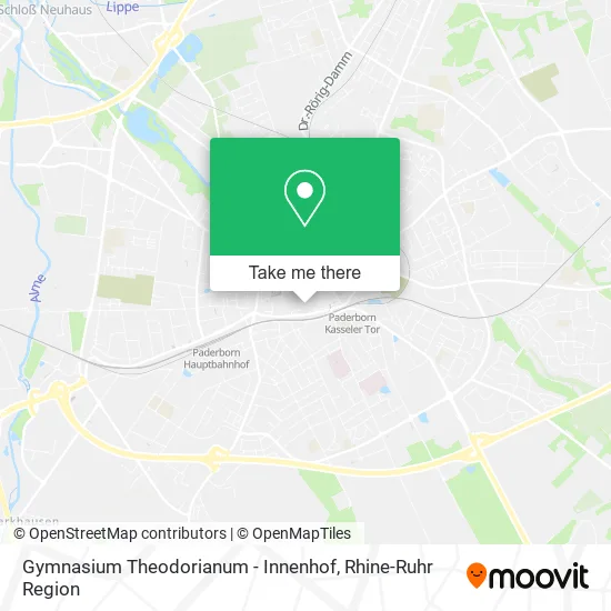 Карта Gymnasium Theodorianum - Innenhof