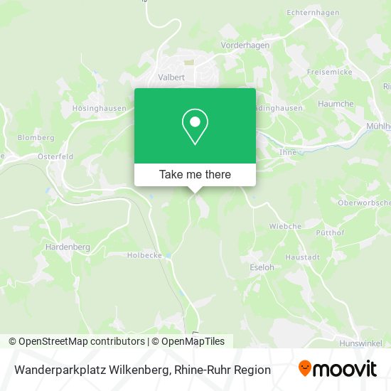 Карта Wanderparkplatz Wilkenberg