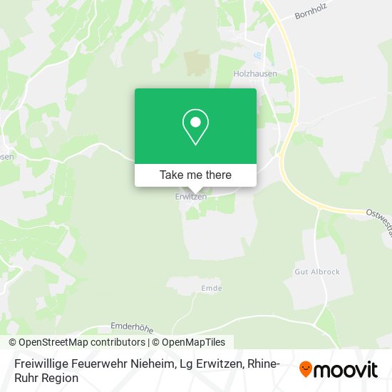 Freiwillige Feuerwehr Nieheim, Lg Erwitzen map