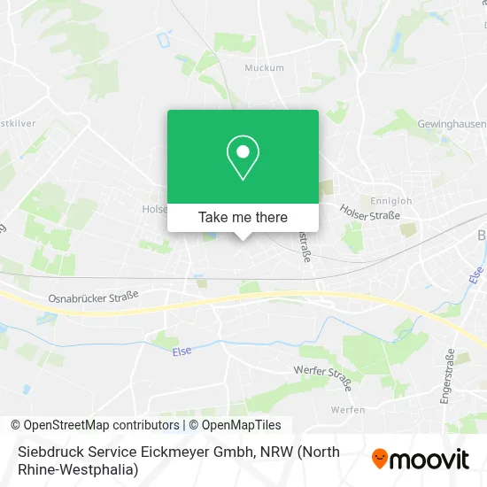 Siebdruck Service Eickmeyer Gmbh map